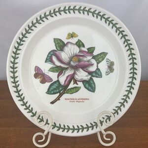 Portmeirion botanic garden dinner plate magnolia altissima